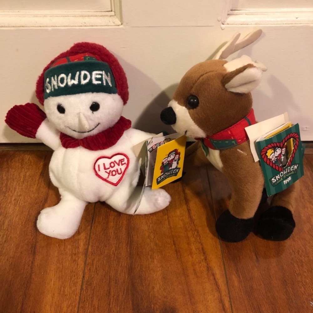 Snowden Plush bundle lot of 2